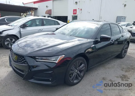 2023 Acura Tlx A-Spec Package из США, поврежденный, VIN 19UUB6F52PA005143